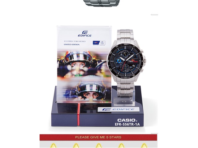 godt affældige Håbefuld Casio Edifice EFR-556TR-1A Toro Rosso Limited Edition For Sale  CasioEdificeLimitedEditions | Watch2Wear